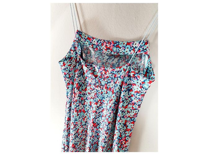 Autre Marque Minivestido lencero de cady elástico con estampado floral Rotate Birger Christensen Multicolor - vista 6