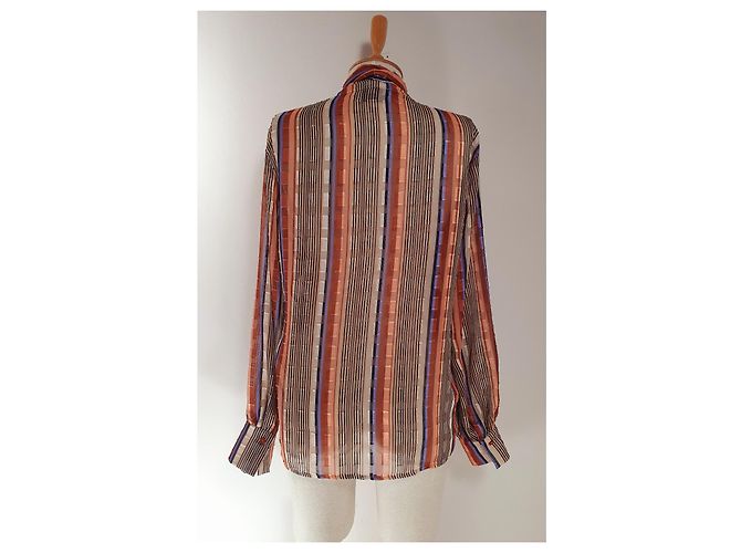 Autre Marque Transparente Bluse Second Female aus Polyester Mehrfarben - Ansicht 4