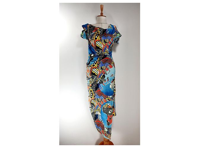 Vestido Utah Vivienne Westwood de algodão Multicor - vista 2