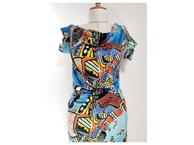 Vestido Utah Vivienne Westwood de algodão Multicor - vista 3