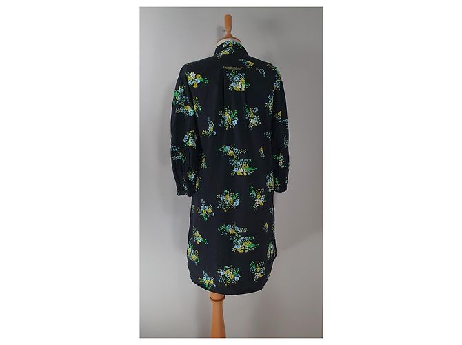 Autre Marque Sienna Kleid Schwarz und Mehrfarbig Baumwolle Mehrfarben - Ansicht 5