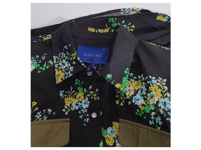 Autre Marque Sienna Kleid Schwarz und Mehrfarbig Baumwolle Mehrfarben - Ansicht 6