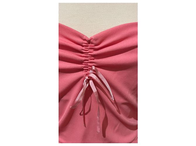 Top Moschino Rosa de Rayón Talla 40 - vista 2