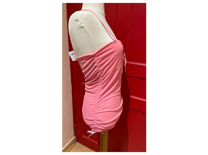 Top Moschino Rosa de Rayón Talla 40 - vista 3