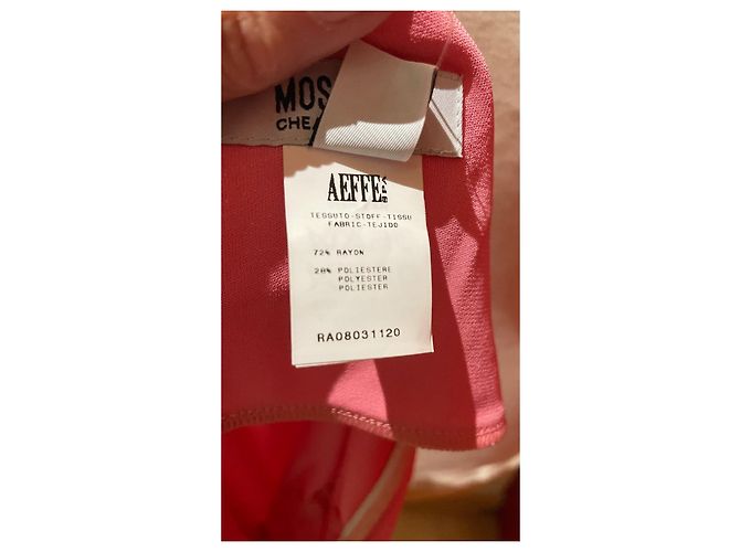 Top Moschino Rosa de Rayón Talla 40 - vista 6