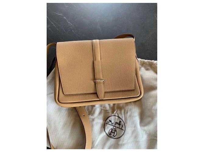 Birkin Hermès Come nuova borsa messenger Steve Light Junior Beige - vista 2