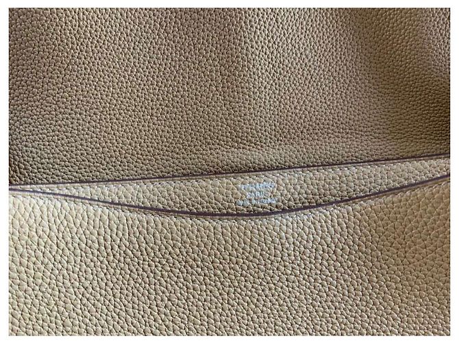Birkin Hermès Come nuova borsa messenger Steve Light Junior Beige - vista 5