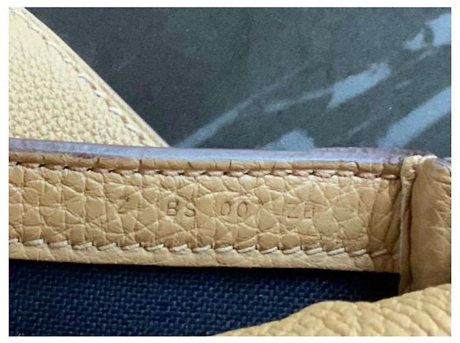 Birkin Hermès Come nuova borsa messenger Steve Light Junior Beige - vista 7