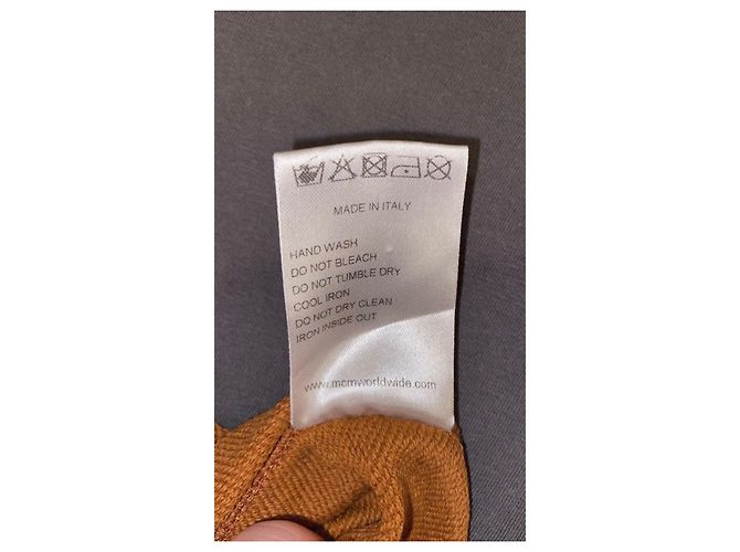 Sweatshirt com capuz MCM laranja de algodão oversize - vista 3