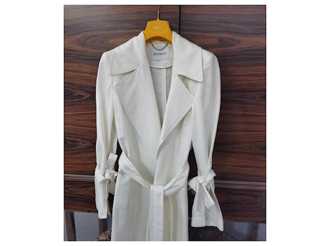 Gabardina de algodón blanca Max & Co Blanco - vista 2