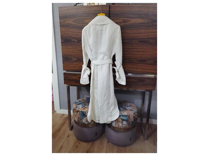 Gabardina de algodón blanca Max & Co Blanco - vista 6