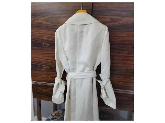 Gabardina de algodón blanca Max & Co Blanco - vista 7