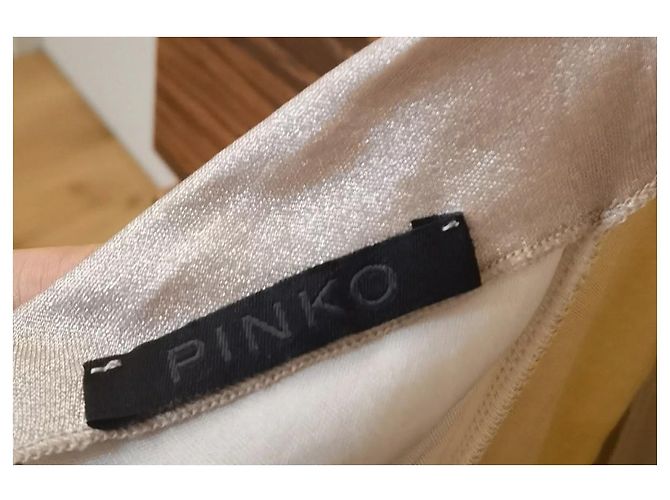 Pinko Lycra Kleid Schwarz Grau Gelb - Ansicht 4
