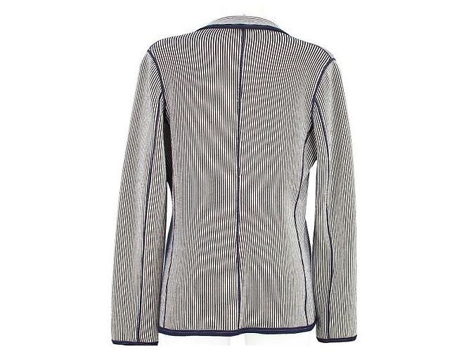 Chanel Giacca da uomo a righe blu nella taglia 40 Beige - vista 6