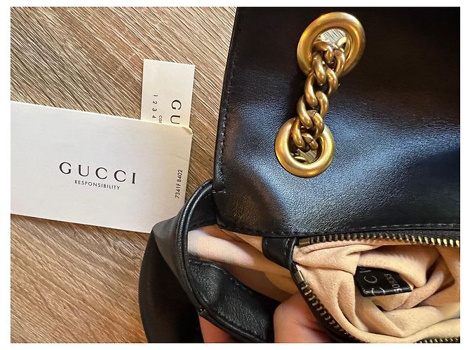 gucci, Borsa a tracolla piccola GG Marmont - vista 3