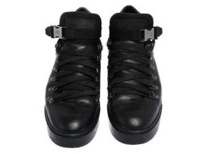 Louis Vuitton Highland Damier Infini Leder Sneaker Schwarz - Ansicht 2