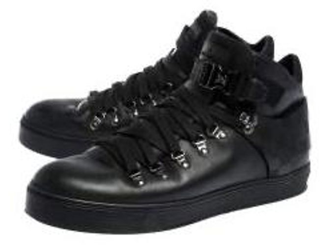 Louis Vuitton Highland Damier Infini Leder Sneaker Schwarz - Ansicht 3