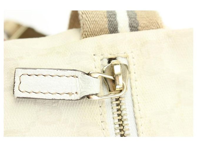 Gucci Seltene cremefarbene FF-Gürteltasche mit Monogramm - Ansicht 3