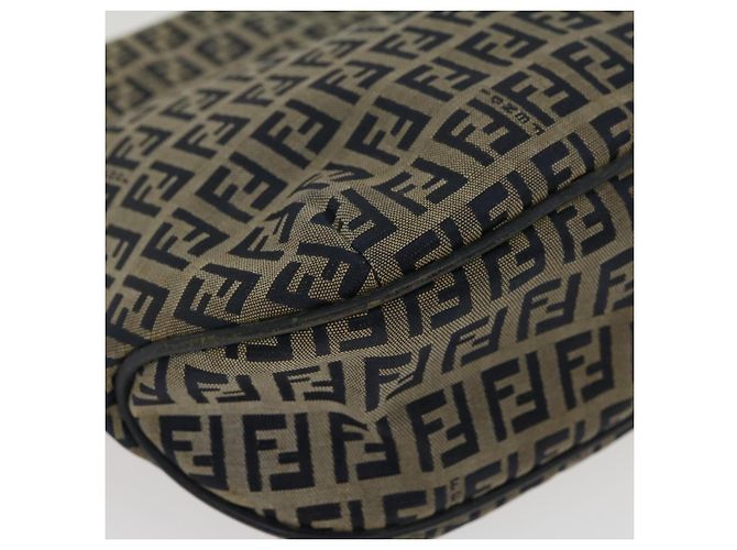FENDI Borsa Tote in Tela Zucchino Navy Auth bs1334 Blu navy - vista 15