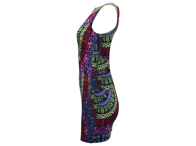 Mara Hoffman Tribal Print Etui-Minikleid aus mehrfarbigem Polyester - Ansicht 2