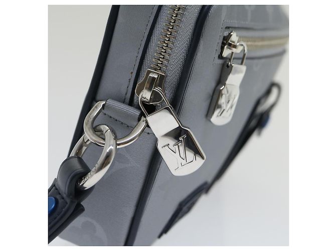 LOUIS VUITTON Pochette Satellite Alpha con monogramma argento M44171 LV Aut 29977alla - vista 18