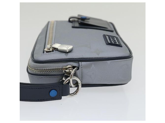 LOUIS VUITTON Pochette Satellite Alpha con monogramma argento M44171 LV Aut 29977alla - vista 3