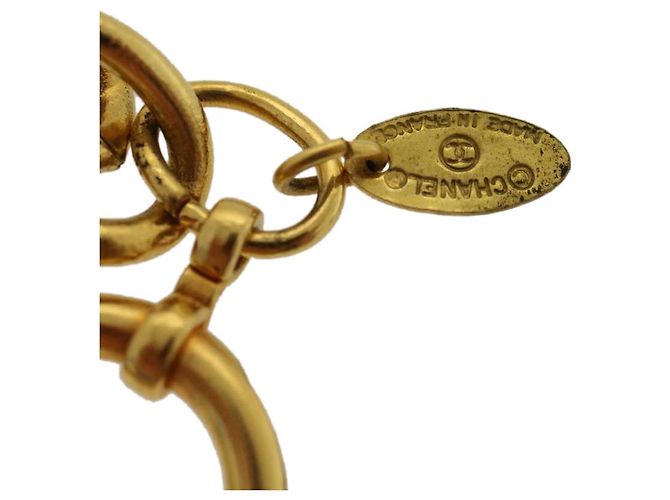 CHANEL Bracciale metallo Oro CC Auth ar7066 D'oro - vista 8