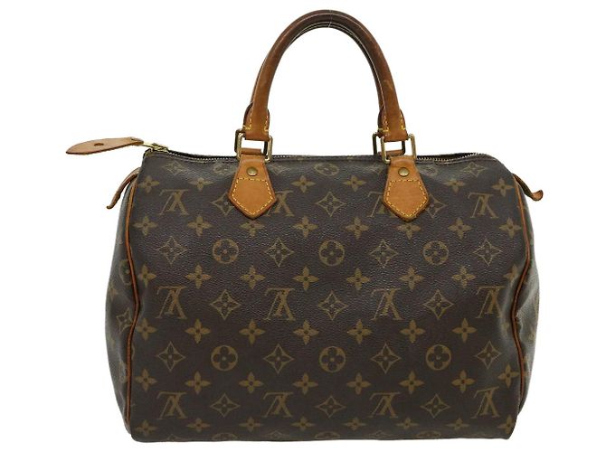 Louis Vuitton Monogram Speedy 30 Sac à main M41526 LV Auth e2778 Monogramme - vue 2