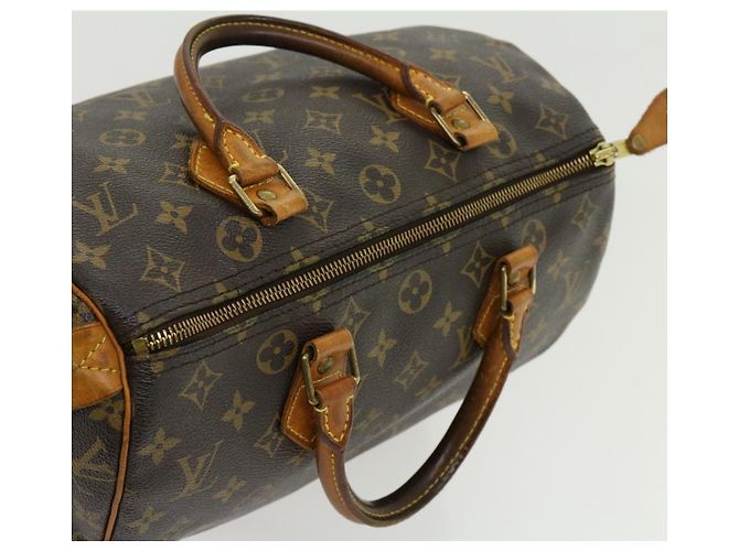 Louis Vuitton Monogram Speedy 30 Sac à main M41526 LV Auth e2778 Monogramme - vue 6