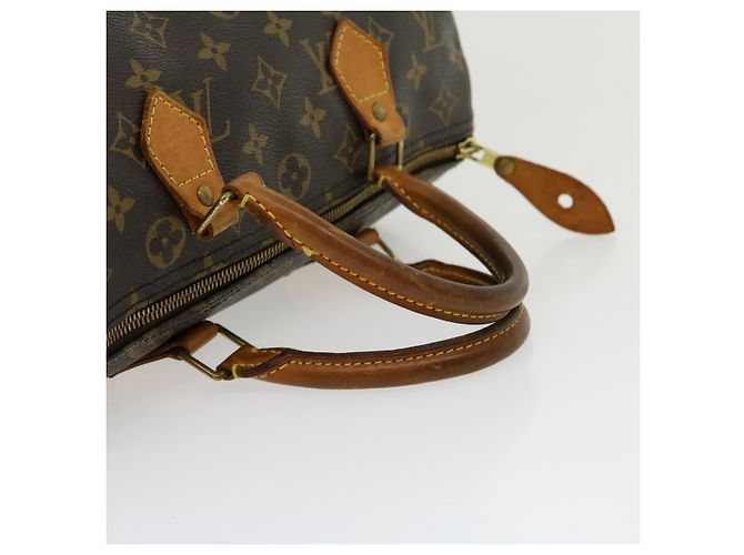 Louis Vuitton Monogram Speedy 30 Sac à main M41526 LV Auth e2778 Monogramme - vue 8