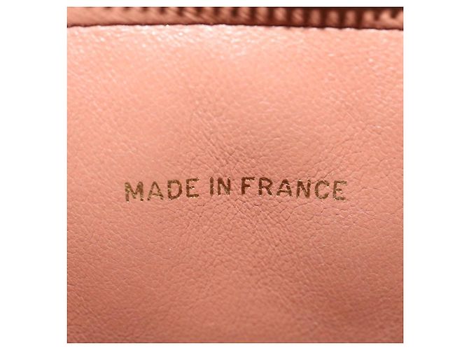 CHANEL Borsa a tracolla con catena Diana Turn Lock Lino con frange Rosa CC Auth 30153alla - vista 22