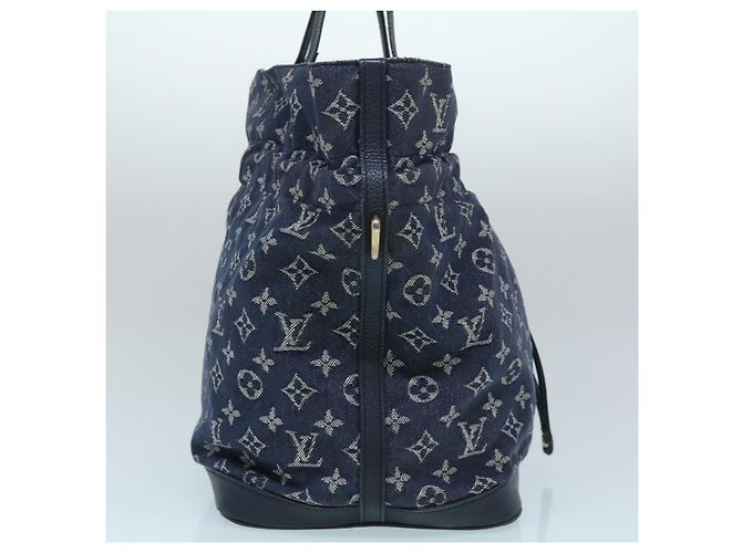 LOUIS VUITTON Monogram Denim Noe full MM Umhängetasche Navy M40869 Auth bs1456BEIM - Ansicht 4