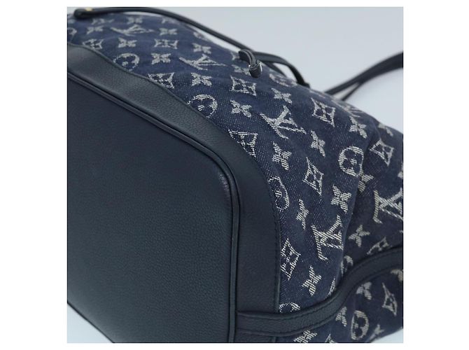 LOUIS VUITTON Monogram Denim Noe full MM Umhängetasche Navy M40869 Auth bs1456BEIM - Ansicht 9