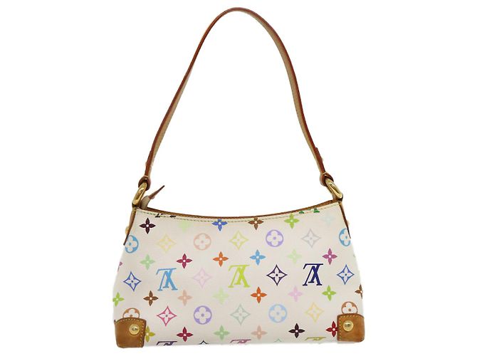 LOUIS VUITTON Monogram Multicolor Eliza Umhängetasche Weiß M40098 LV Auth rh232BEIM - Ansicht 2