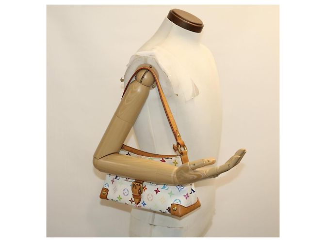 LOUIS VUITTON Monogram Multicolor Eliza Umhängetasche Weiß M40098 LV Auth rh232BEIM - Ansicht 22