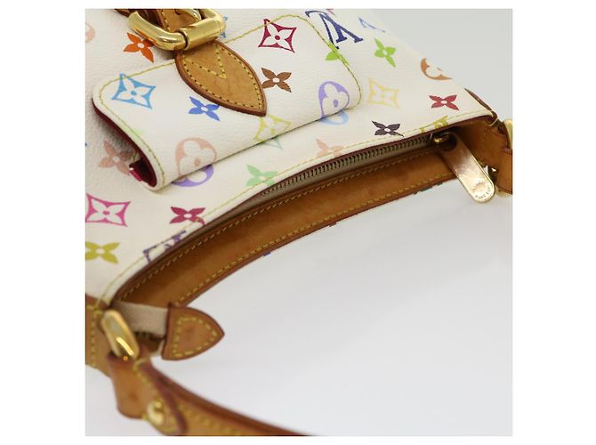 LOUIS VUITTON Monogram Multicolor Eliza Umhängetasche Weiß M40098 LV Auth rh232BEIM - Ansicht 6