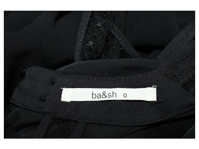 Ba&sh Saudry Open-Back Jumpsuit in Black Polyester - view 4