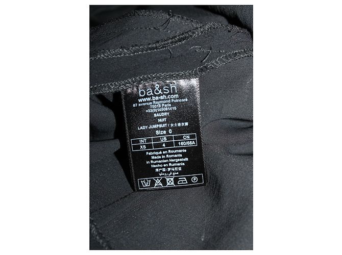 Ba&sh Saudry Open-Back Jumpsuit in Black Polyester - view 5
