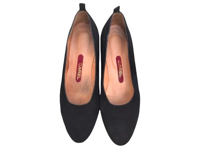 Bailarinas Carel 41 Mocasines de ante negro - vista 2