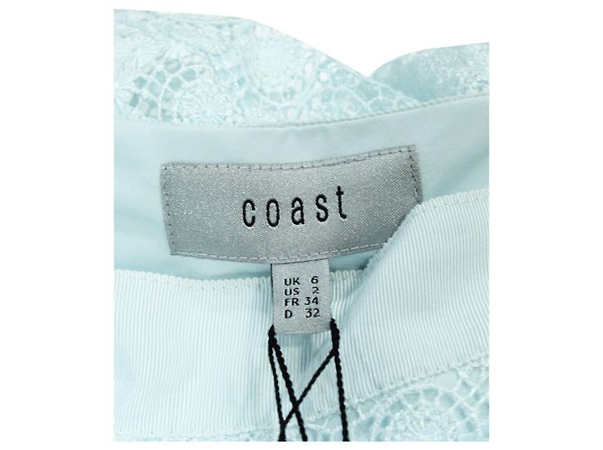Coast Hellblauer Midirock aus Spitze - Ansicht 5