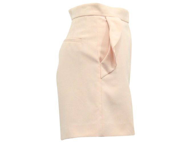 Sandro Paris Shorts mit Rüschendetail aus rosafarbenem Polyester Pink - Ansicht 2