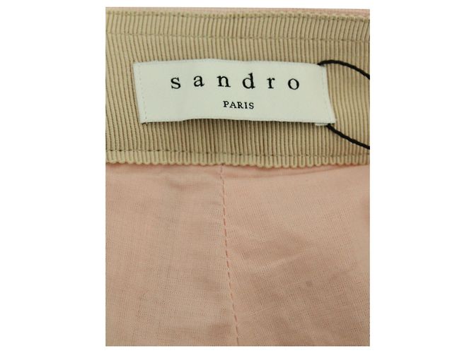 Sandro Paris Shorts mit Rüschendetail aus rosafarbenem Polyester Pink - Ansicht 4
