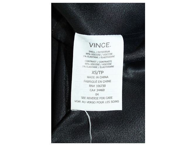 MINIVESTIDO A PANELES Vince Negro - vista 5