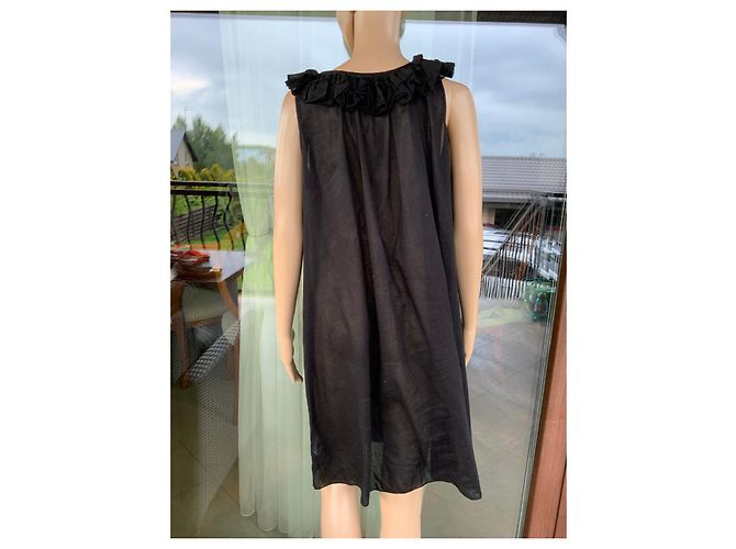 Vestido de algodón negro Day Birger & Mikkelsen M - vista 2