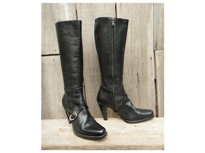 Botas de prada p 40,5 Nueva condición Negro - vista 2