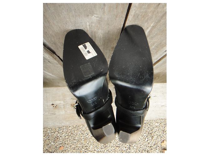 Botas de prada p 40,5 Nueva condición Negro - vista 6
