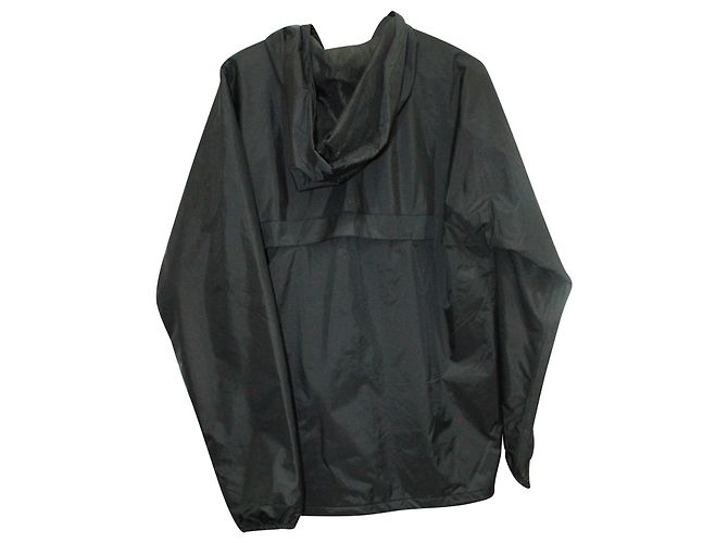 Giacca a vento APC x KWay in nylon nero - vista 2