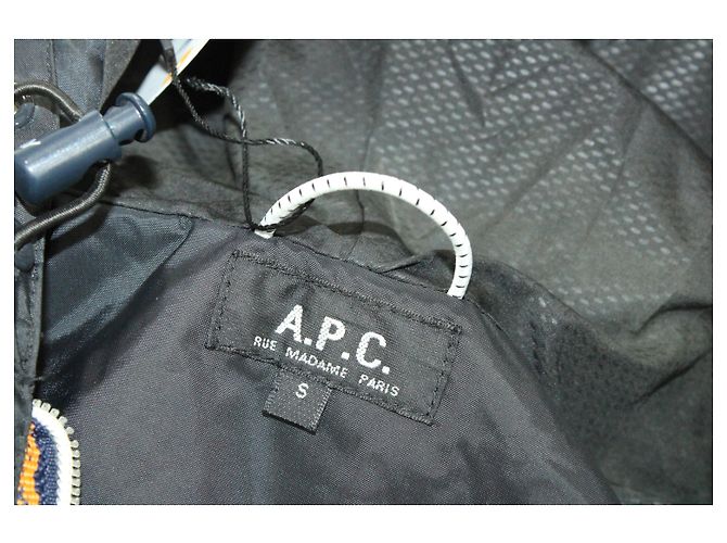 Giacca a vento APC x KWay in nylon nero - vista 3