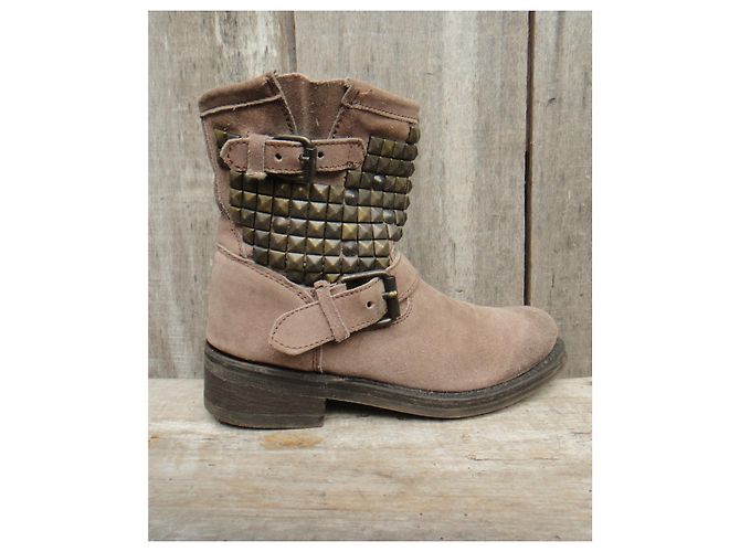 Botines Ash modelo Titan p 36 Beige - vista 4
