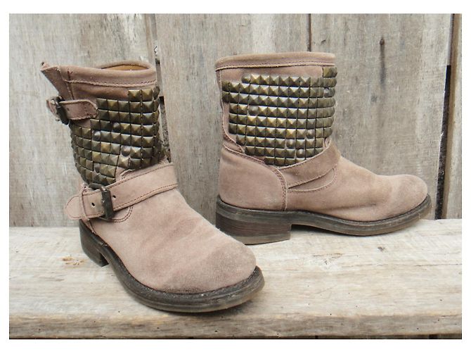 Botines Ash modelo Titan p 36 Beige - vista 5